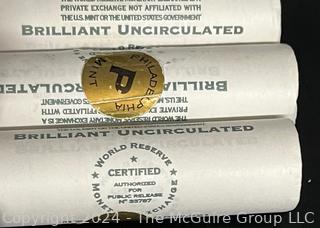 (4) Rolls of 2006-P U.S. Mint Brilliant Uncirculated Nickels & (4) Rolls of 2006-D U.S. Mint Brilliant Uncirculated Nickels