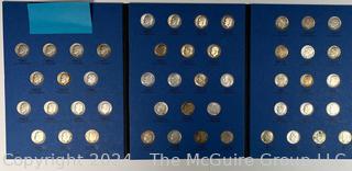 Complete Roosevelt Dime Set 1946-1996 Including all 50 Silver Dates and Mint Marks