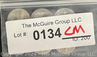 US: (6) Mercury Silver 10 Cent Dime Coins (4) 1941 (1) 1941-S (1) 1943