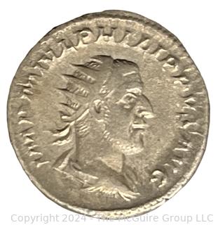 Foreign: Roman Emperor King Phillip I 244-249 (Phillip The Arab) Antoninianus Imp Pius Aug. Rev. Annona Corn Harvest Coin