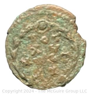 Foreign: Roman Coin GRATIAN 375-383AD Flavius Gratianus AE4 Less than 14mm Imp. Gratianus PF 