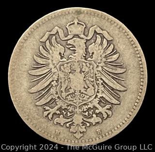 Foreign: 1874 1 Mark German Coin