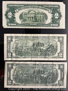 US: (3) 2 Dollar Bank Note