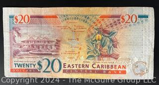 Foreign: Eastern Caribbean $20 Circulated Bank Note