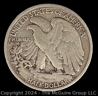 US: 1942-S Walking Liberty Half Dollar Coin