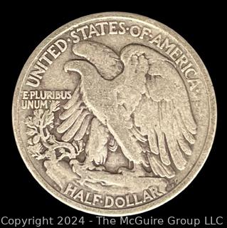 US: 1935 Walking Liberty Half Dollar Coin