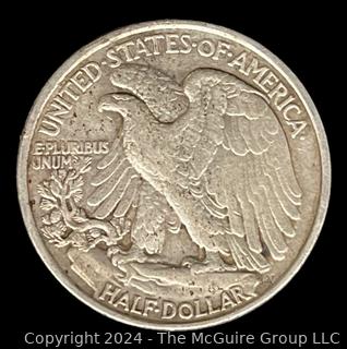 US: 1943 Walking Liberty Half Dollar Coin