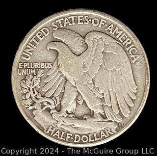 US: 1943 Walking Liberty Half Dollar Coin