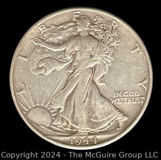 US: 1944 Walking Liberty Half Dollar Coin