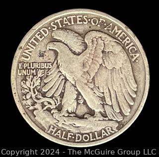 US: 1936 Walking Liberty Half Dollar Coin