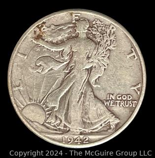 US: 1942 Walking Liberty Half Dollar Coin