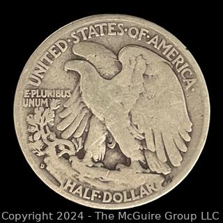 US: 1941-D Walking Liberty Half Dollar Coin