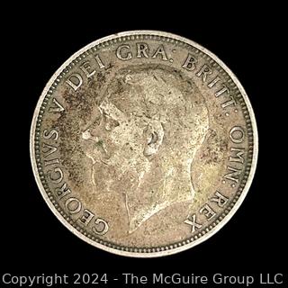 Foreign: 1931 British Silver Flourin Coin