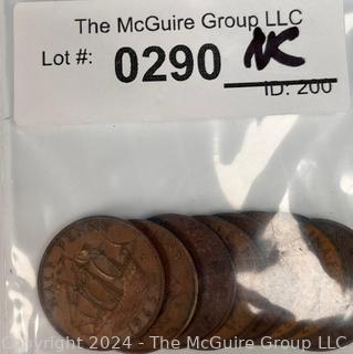 Foreign: (8) British Half-Pennies