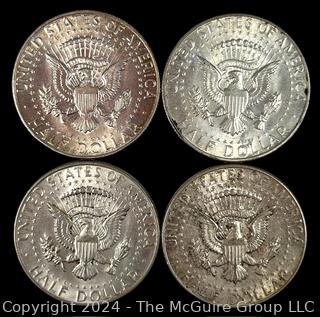 US: (4) JFK Half Dollars 1963 1963 1964 1967