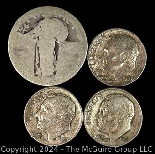 US: (4) Silver Coins