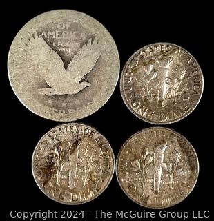 US: (4) Silver Coins