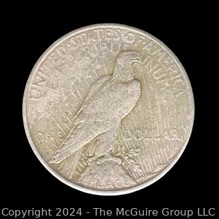 US: 1923 Morgan Silver Dollar