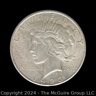 US: 1923 Peace Silver Dollar