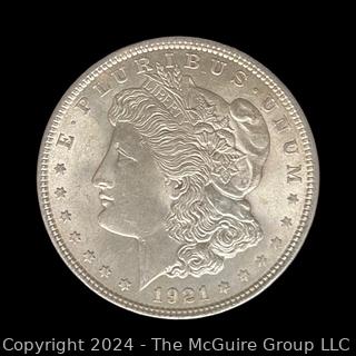 US: 1921 Morgan Silver Dollar