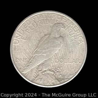 US: 1923 Morgan Silver Dollar