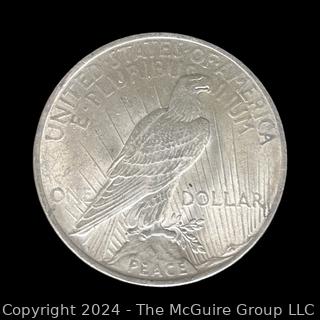 US: 1922 Peace Silver Dollar