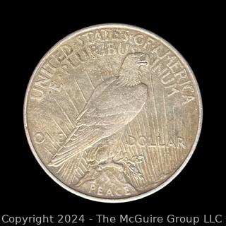 US: 1922 Peace Silver Dollar