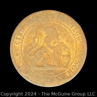 Foreign: 1870 Copper Coin