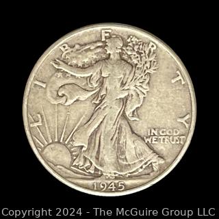 US: 1945 Walking Liberty Half-Dollar