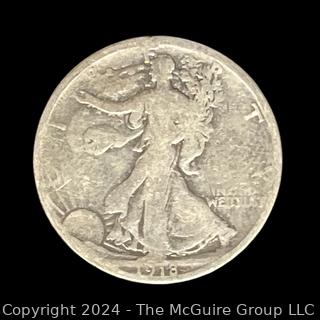 US: 1918-S Walking Liberty Half-Dollar