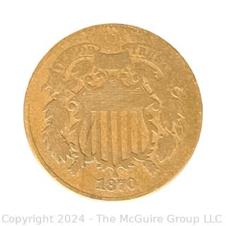 US: 1870 Two Cent Coin