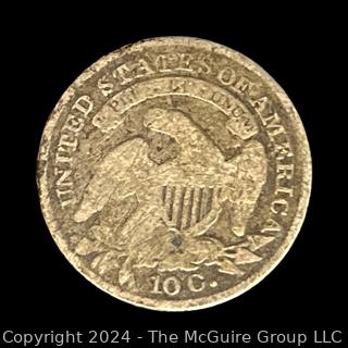 US: 1833 Capped Bust Dime Coin