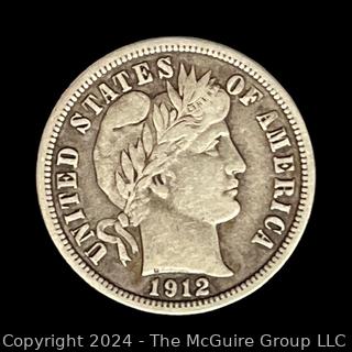 US: 1912 Barber Dime 