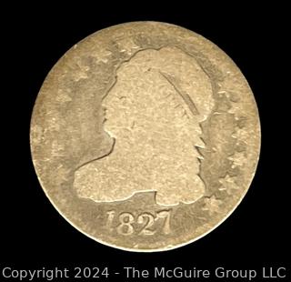 US: 1827 Capped Bust Dime 