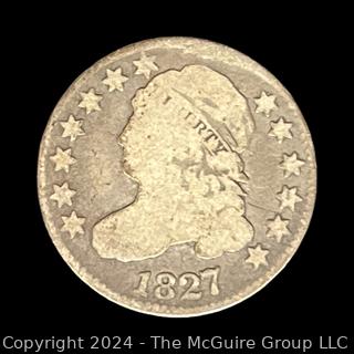 US: 1827 Capped Bust Dime