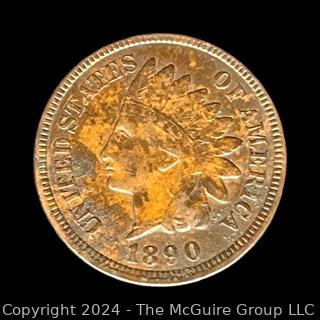 US: 1890 Indian Head Cent 