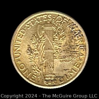 US: 1939 Mercury Dime 