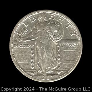 US: 1917 Standing Liberty Quarter Type 2