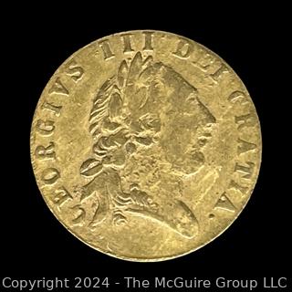 Foreign: 1701 British George III Gaming Token 