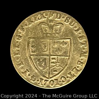 Foreign: 1701 British George III Gaming Token 