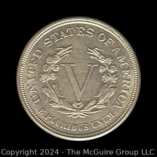 US: 1883 Liberty "V" Nickel No Cents