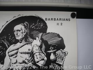 D&D Posters (x2): 1973 Cabada - Barbarians #1 and #2 (was DD1008)