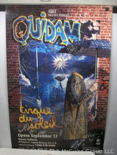 Theater Poster (cast signed) (tickets): Cirque du Soleil: Quidam (1998) (was DD1015)