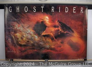 Comics Poster: Vintage Ghost Rider Poster #117 Sienkiewicz Art 1991 Marvel Comics (was DD1016) 22 x 34”