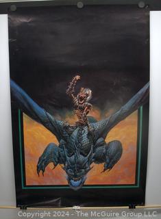 Gaming Art Poster: Jeff Easley "Death's Ride" Dungeons & Dragons Original TSR 1988 (was DD1019)