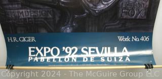 Poster: Alien Xenomorph 1992 - World Expo Sevilla Spain - Swiss Pavillion H.R. Giger (was DD1022)