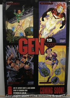 Comics Poster: Promo Poster Gen 13 Image Comics 36 x 24 1993 Scott/Gardner Art (was DD1034)