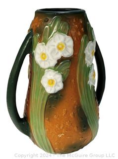 Roseville Jonquil Art Deco Pottery Vase, c 1930.  