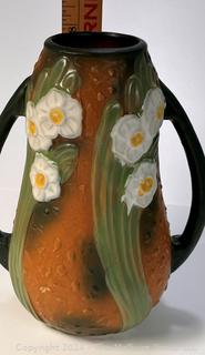 Roseville Jonquil Art Deco Pottery Vase, c 1930.  