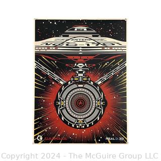 Movie Poster: STAR TREK 2016 USS Enterprise NCC-1701 24”x18” Cinemark Real D 3D (was DD1005)